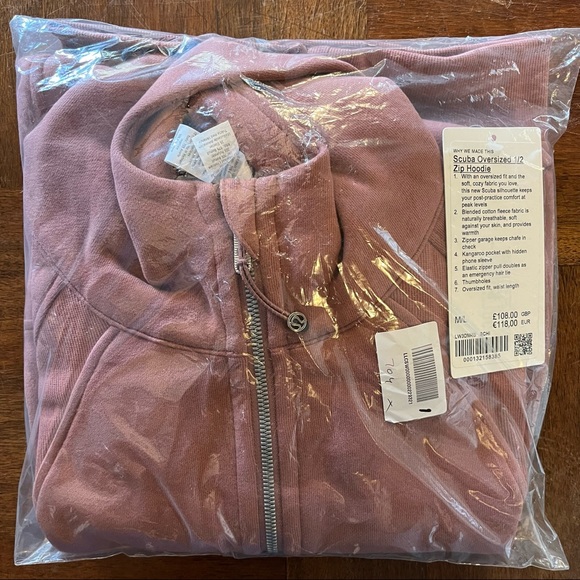 NWT LULULEMON Scuba Oversized Half Zip (M/L) - Picture 5 of 5